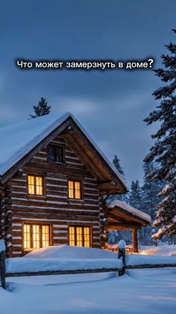 Что может замёрзнуть в доме при −20 и ниже — даже если вы там живёте смотреть онлайн