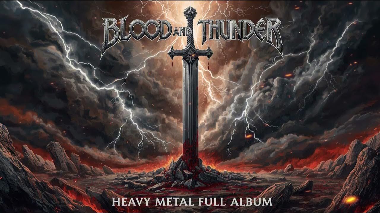 BLOOD AND THUNDER – Full Heavy Metal Album Epic Powerful Metal, Intense Guitar Riffs & Thunderous смотреть онлайн