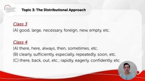 Лекция «Части речи. Подходы к классификации слов» Ч. 3