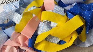 Вы не видели такой способ шить из полосок ткани DIY мастер-класс