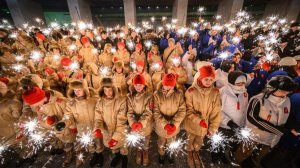 В Петербурге прошла акция «Искра надежды» в честь Дня снятия блокады Ленинграда