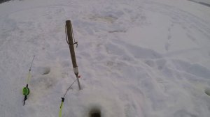 Рыбалка в палатке в -25 г.