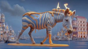 Тающие свечи [ai сюрр]