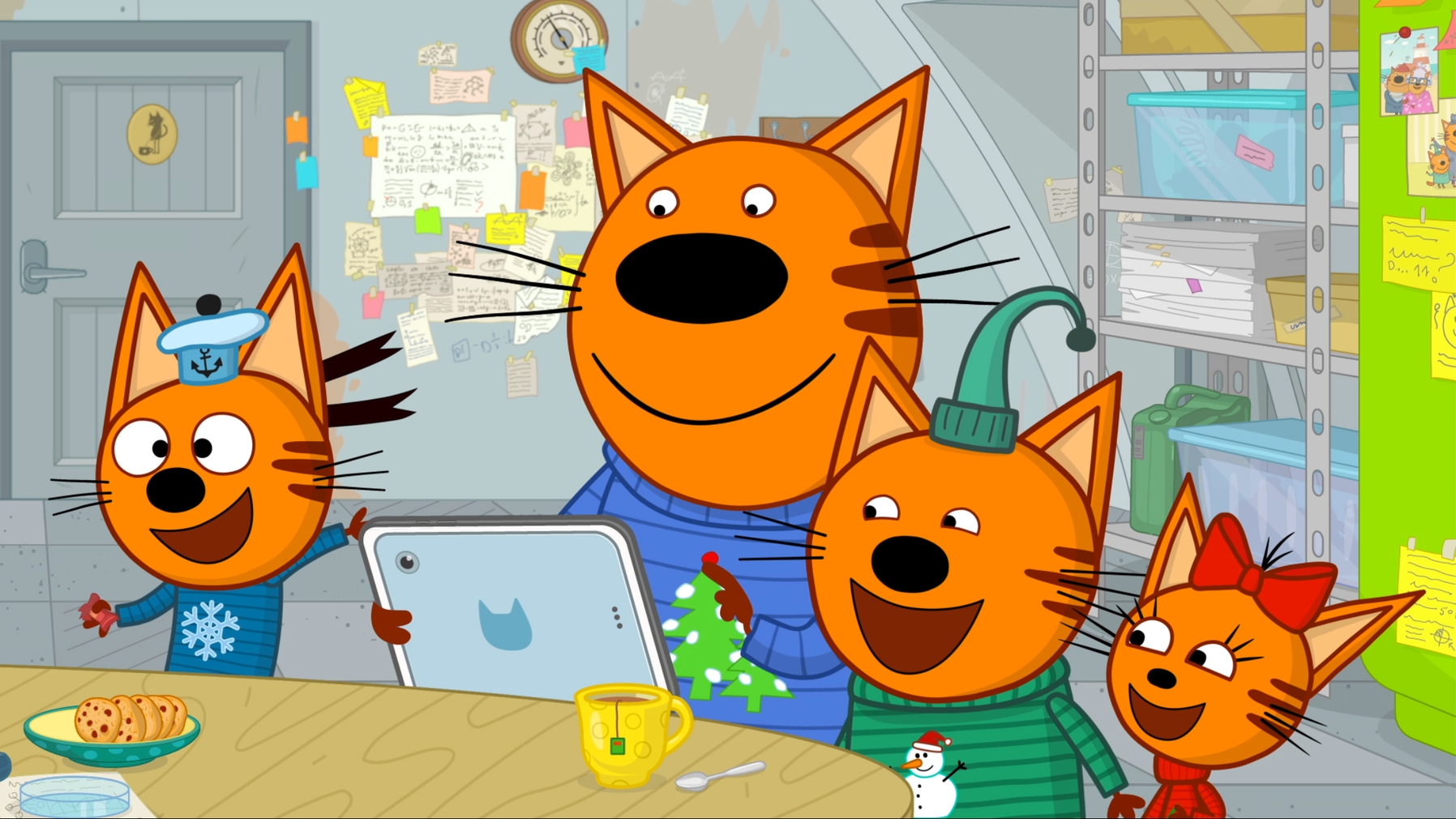 Три Кота Башня из кастрюль смотреть онлайн