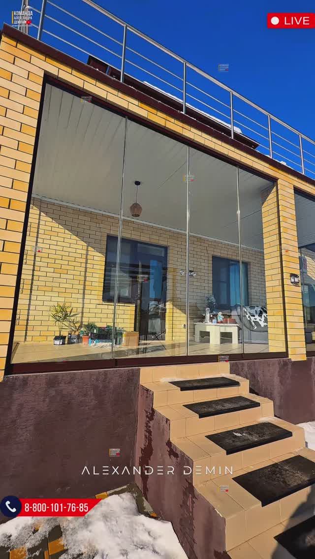 Безрамное остекление на террасе. Панорамное остекление Команда Демина смотреть онлайн