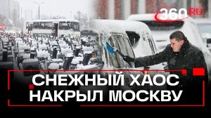 Камчатский снегопад привел к транспортному коллапсу в Москве