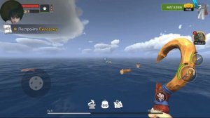 Выживаю среди акул! Получил куча ресов! Ocean Nomad RAFT SURVIVAL #1