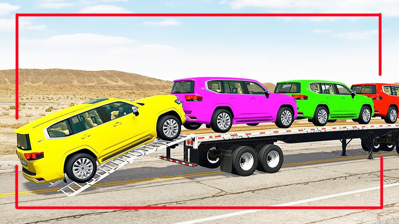 Мультики для детей. Молния и внедорожники на испытаниях. Смотреть мультики для малышей. смотреть онлайн