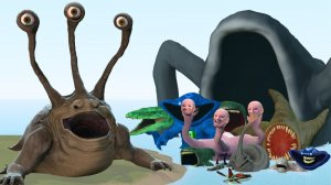 Новое Морское Чудовище Против Всех Морских Чудовищ В Garrys Mod