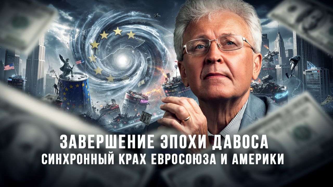 Валентин Катасонов | Завершение эпохи Давоса. Синхронный крах Евросоюза и Америки смотреть онлайн