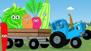 Синий трактор