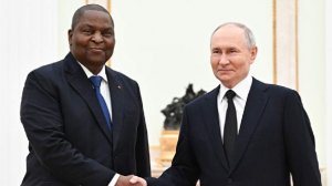 Путин поздравил президента ЦАР с победой на выборах