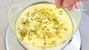 💚 ФИСТАШКОВЫЙ МУСС для прослойки торта (18 см) ✨ Идеально гладкий, нежный, плотный и однородный 😍