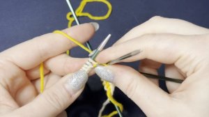 Набор петель на бросовую (дополнительную) нить