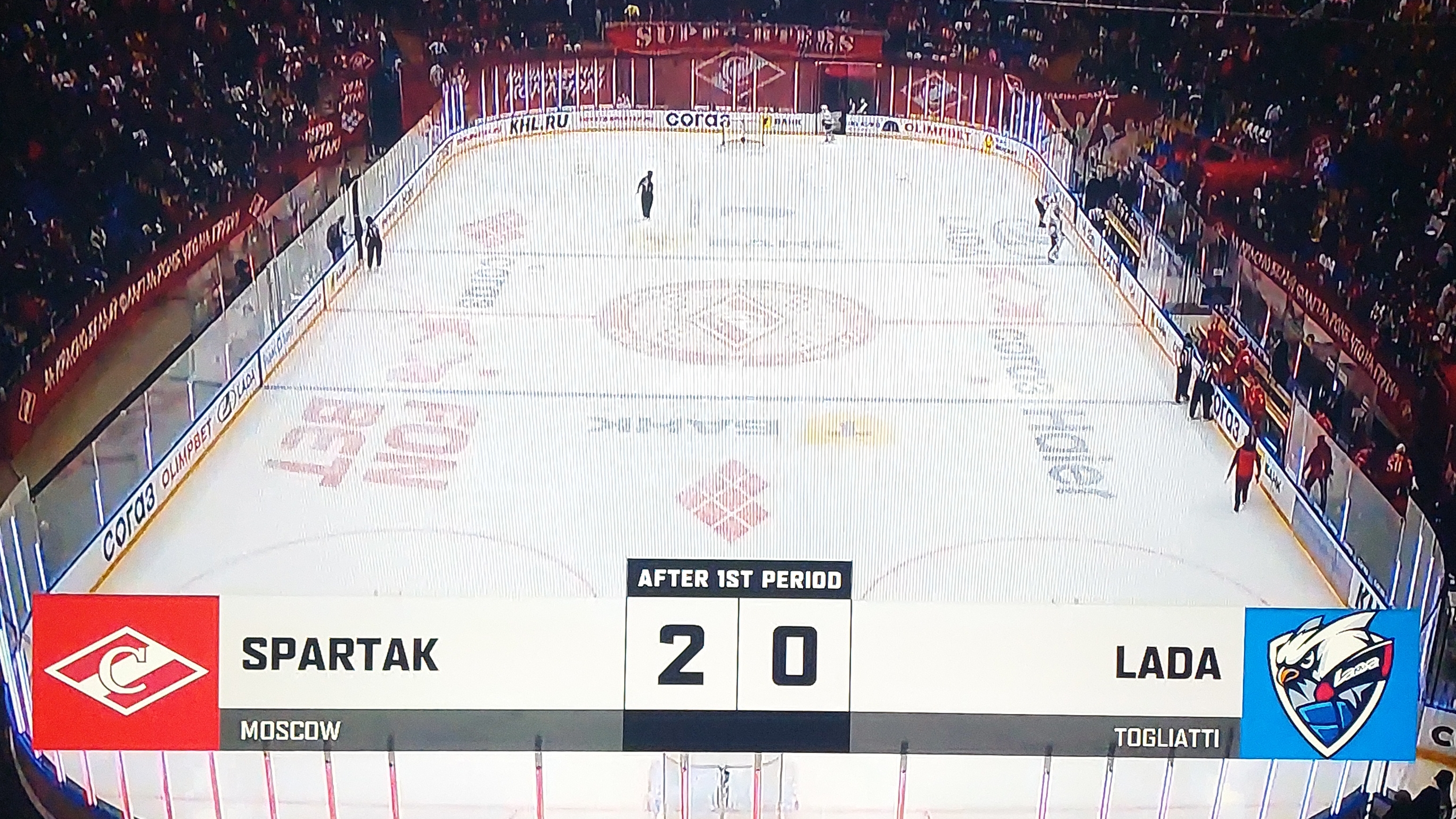 Обзор матча ФОНБЕТ КХЛ СПАРТАК - ЛАДА смотреть онлайн