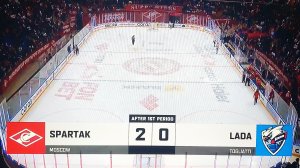 Обзор матча  ФОНБЕТ КХЛ  СПАРТАК - ЛАДА