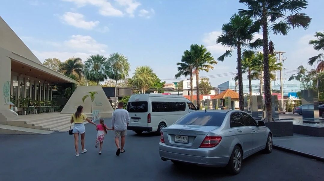 Прогулка по Паттайи.Русское кафе Теремок.Вечерний закат смотреть онлайн