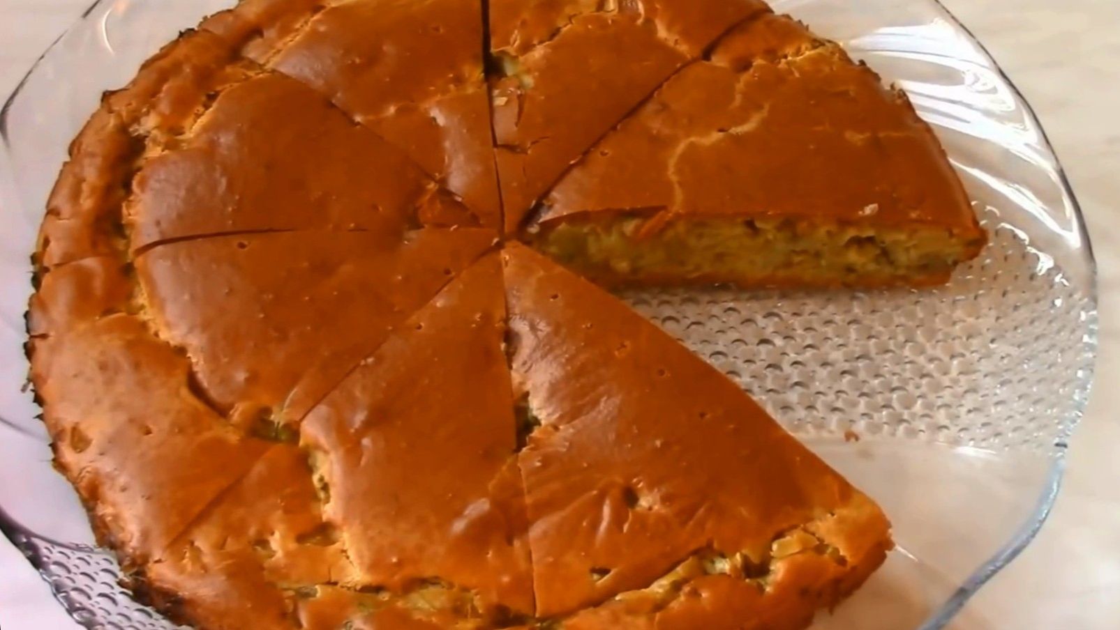 Заливной пирог с капустой смотреть онлайн