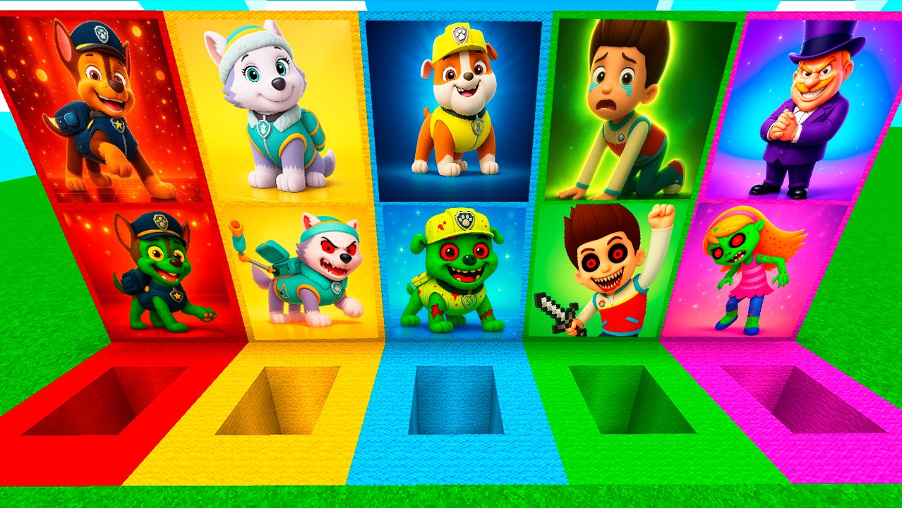 ВЫЖИВАНИЕ ВНУТРИ ЯМА ВСЕХ ЩЕНЯЧИЙ ПАТРУЛЬ РАЙДЕР СКАЙ ПОДВАЛ ПОРТАЛ В МАЙНКРАФТ МУЛЬТИК смотреть онлайн