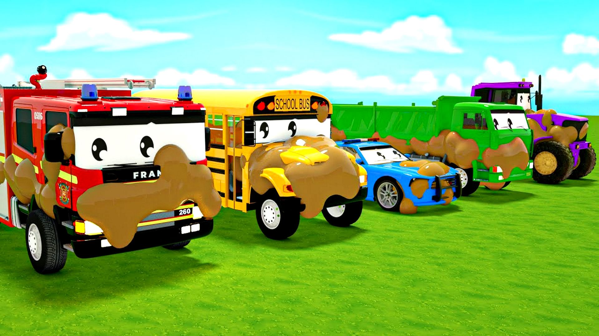 Классные мультяшки для детей и малышей про весёлые машинки с забавными песенками для малышей и детей смотреть онлайн