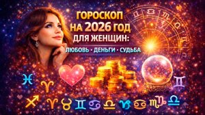 Гороскоп на 2026 год для женщин: любовь, деньги, судьба