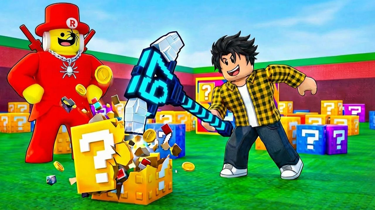 СЛОМАЙ ЛАКИ БЛОК C БРЕЙНРОТАМИ ПОКА СЭММИ НЕ ВИДИТ В РОБЛОКС ! смотреть онлайн