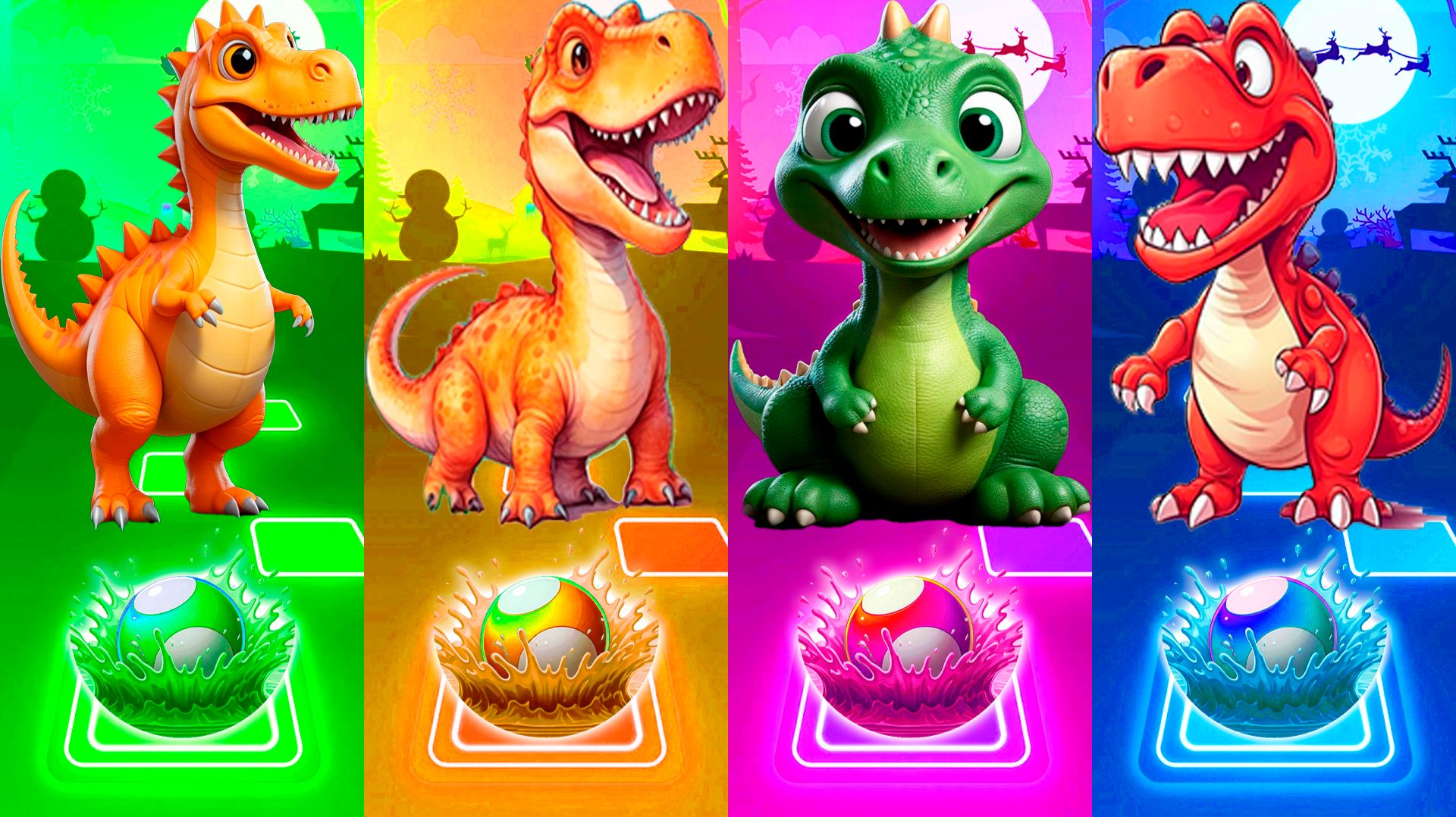 Coffin Dance Динозавры 300 уровень - Мультики про Динозавров | МУЛЬТФИЛЬМЫ ДИНОЗАВРЫ в Tiles Hop смотреть онлайн