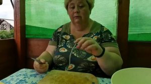 Архив годня у нас родственники. Брат мужа готовит плов на костре.