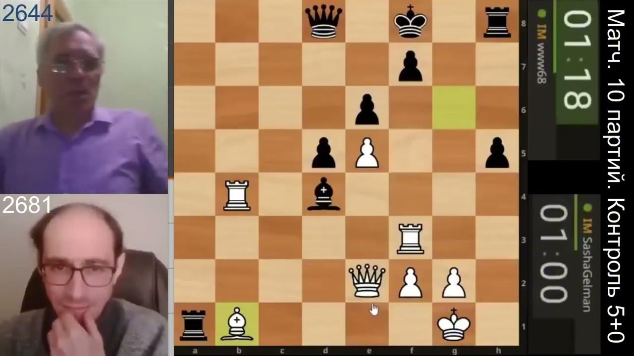 Блин, да что ж такое делается! Как же грамотно он сыграл. Дмитрий Щукин- Шура Гельман. Партия №10 смотреть онлайн