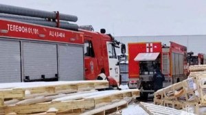 На площадке бывшего завода Volkswagen в Калуге произошел пожар