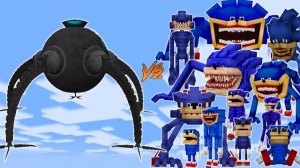 ОМНИДРОИД против ВСЕХ видов СОНИКА | БИТВА В МАЙНКРАФТЕ