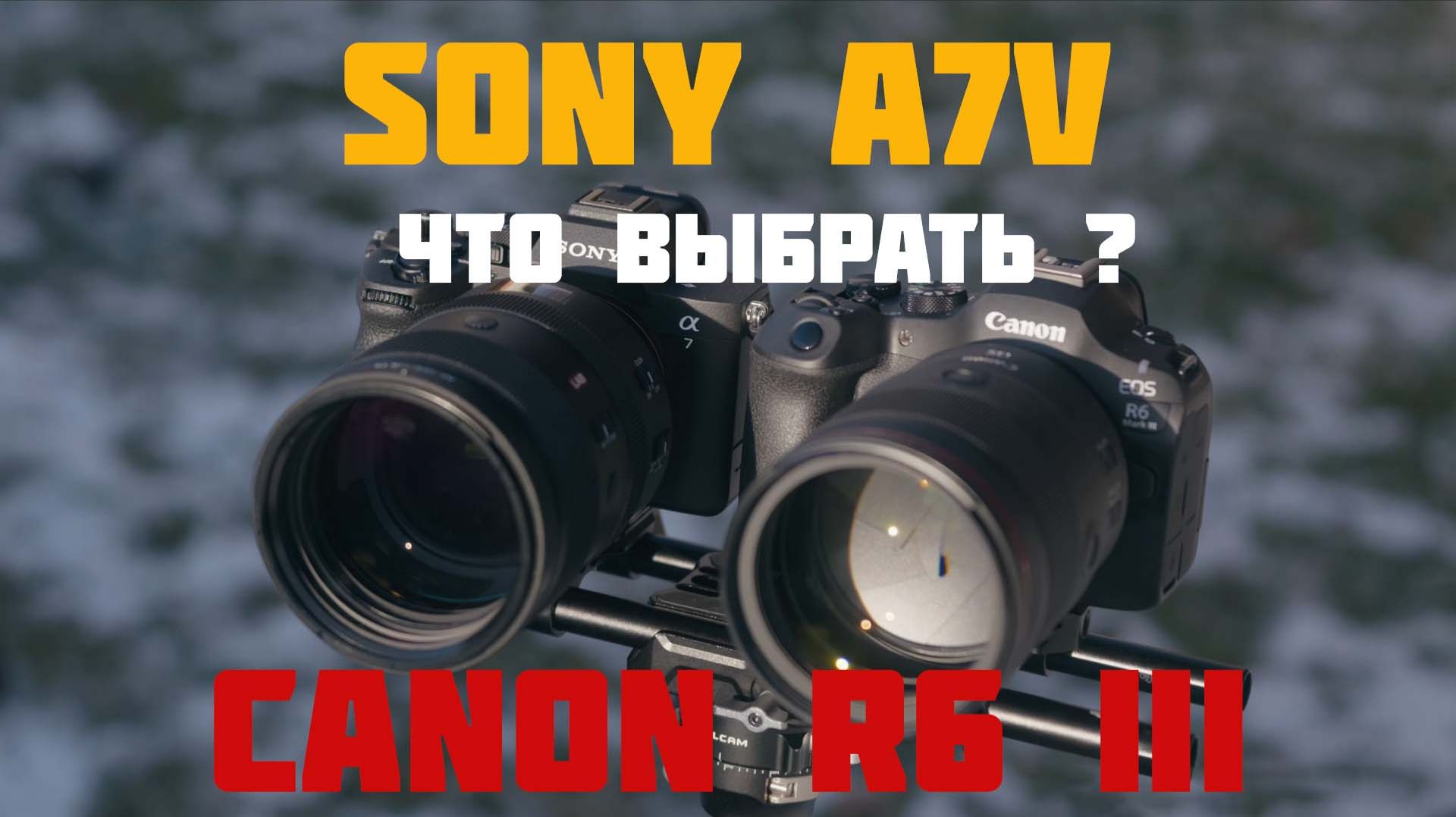 сравнение canon r6 III vs Sony a7V смотреть онлайн