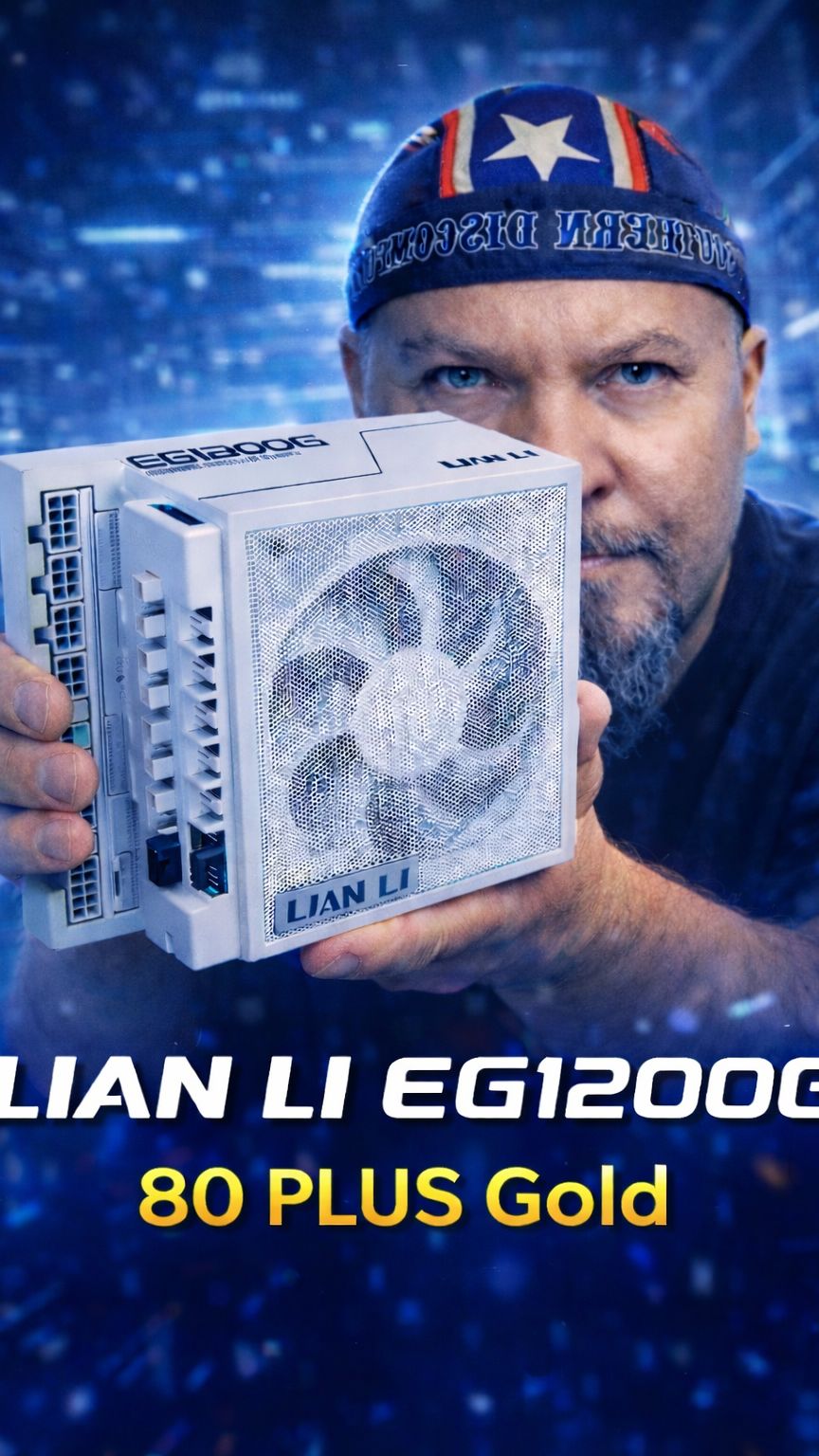 Lian Li EG1200G 1200W Gold — Распаковка и Обзор Премиум Блока Питания для Мощного Игрового ПК 2026 смотреть онлайн
