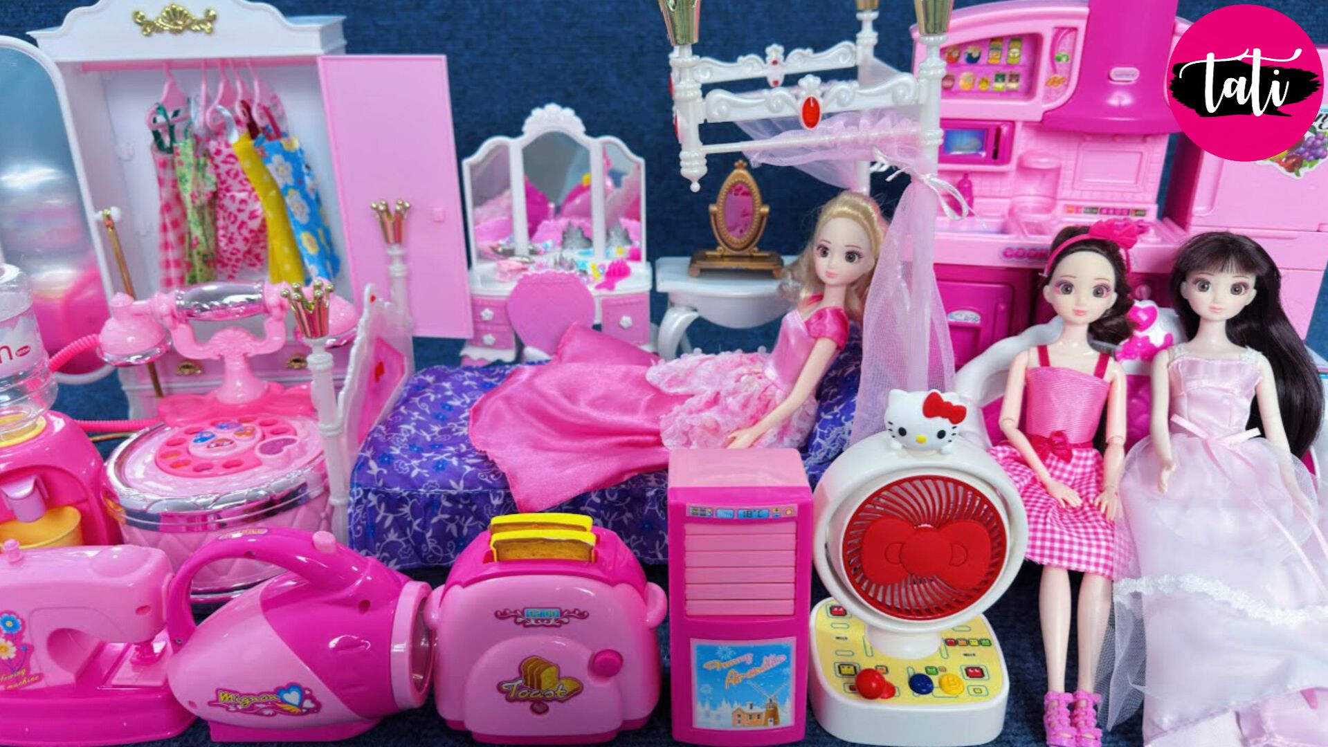 Играем в игрушки из мультика кукла Барби. Мультфильм для детей. ASMR АСМР смотреть онлайн