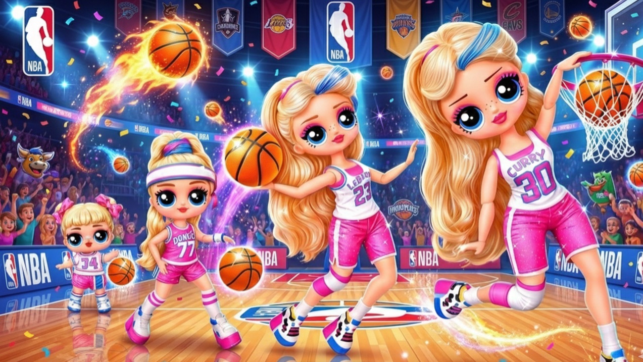 Взросление баскетболистки! 32 спортивные поделки для Кукол ЛОЛ ОМГ! смотреть онлайн