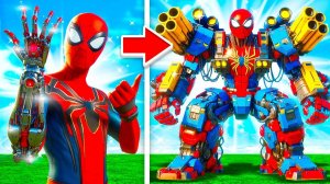 ПРОКАЧАЛ ЧЕЛОВЕКА ПАУКА В РОБОТА в ГТА 5 ОНЛАЙН (GTA 5 ONLINE)