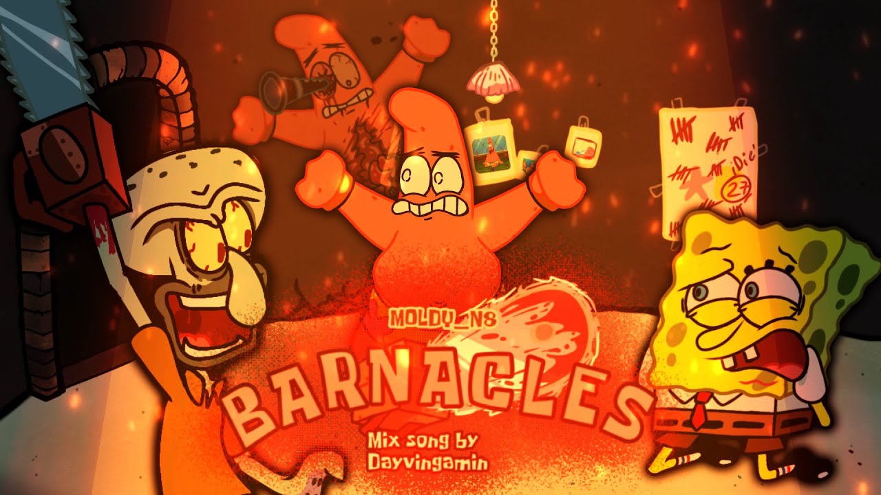 ФНФ НОВАЯ ПАРОДИЯ НА ШУСТИКА В Стиле Сбачбоба Песня Barnacles🔥/FNF,Friday Night Funkin' смотреть онлайн