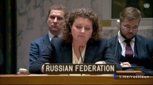 А.М.Евстигнеева в Совете Безопасности ООН по Миссии ООН в Ходейде, Нью-Йорк, 27 января 2026 года