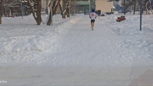 🥶Экстрим пробежка в -20°❄️