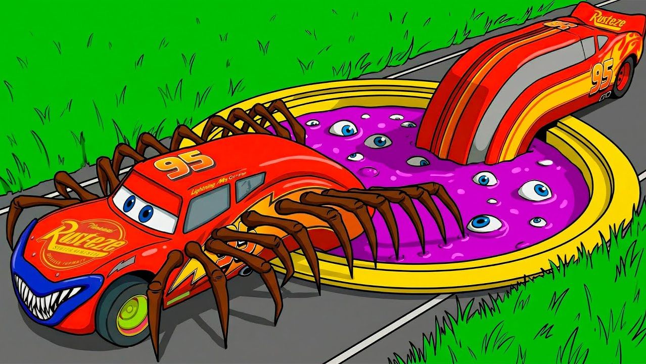 Машинки летают и прыгают! Развивающие мультики Машины помощники. Мультфильмы про машинки смотреть онлайн