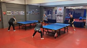 Звергздин А. (692) - Нельсон Д. (696) настольный теннис 27.01 Малиновый 400+ турнир СПб