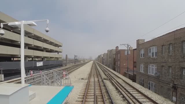 Путешествие по США, Метро в Чикаго. смотреть онлайн