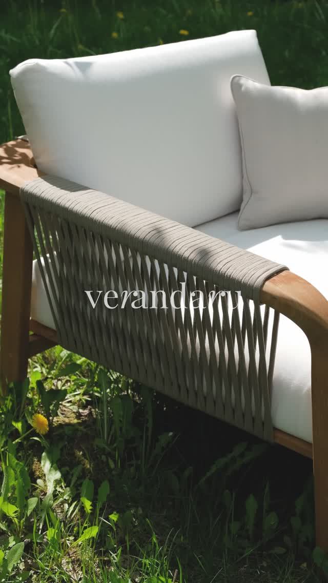 Коллекция Marie от verandaru! #веранда #уличнаямебель #шезлонги #премиальнаямебель #дача #терраса смотреть онлайн