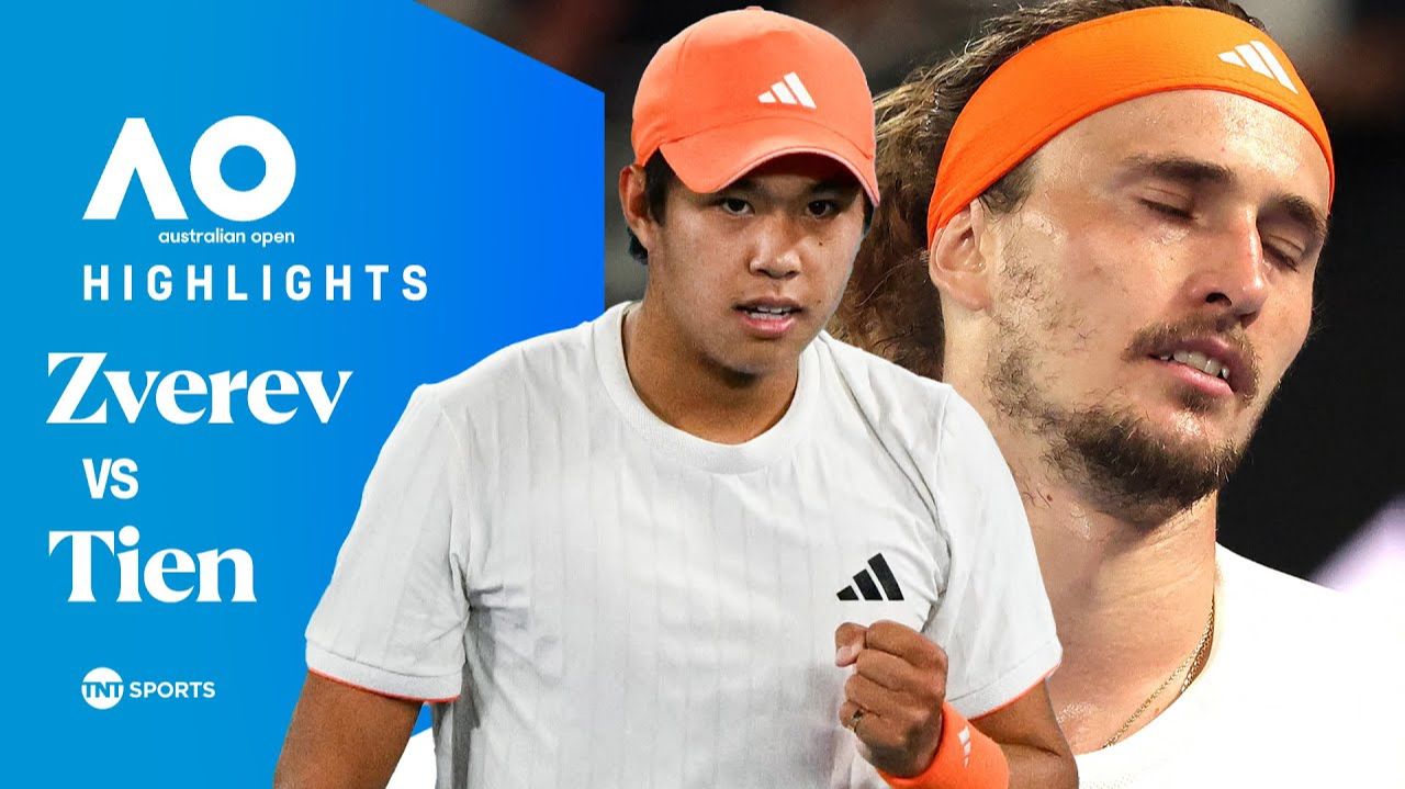 27.01.2026 | ОБЗОР ИГРЫ | Александр Зверев - Лёнер Тьен | 1/4 финала | AO 2026 | Highlights смотреть онлайн