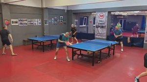 Коренюгин А. (679) - Халаджиев П. (614) настольный теннис 27.01 Малиновый 400+ турнир СПб