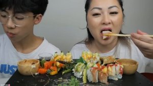 Mukbang ASMR|Подписывайтесь на канал🍣✨ 💜✨