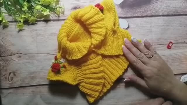 Детское болеро спицами /Легко и просто/ смотреть онлайн