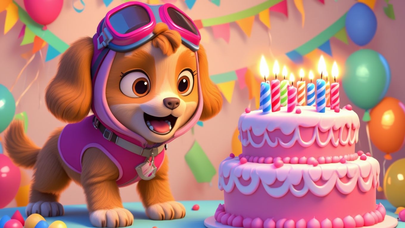 ❤️ У СКАЙ День Рождения!!! - Щенячий Патруль - Мультфильмы для детей Песенка смотреть онлайн