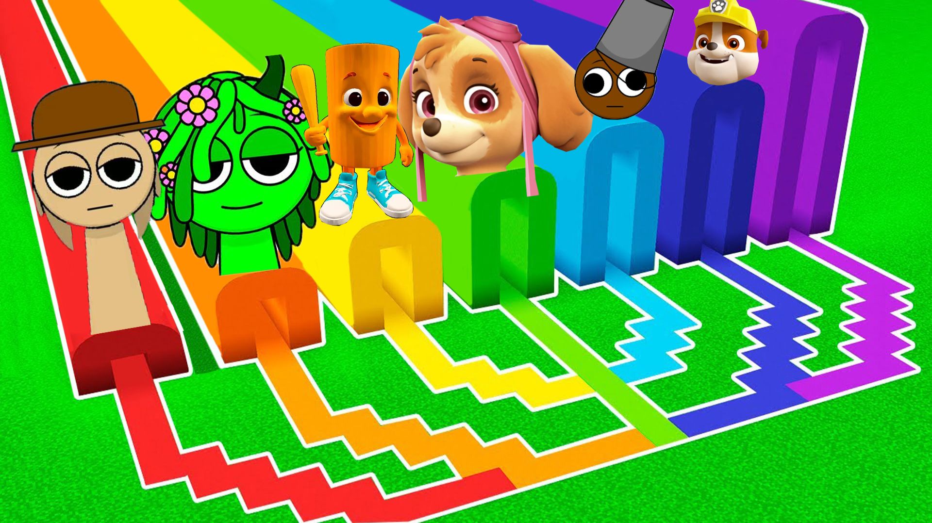 ВЫБЕРИ НЕОБЫЧНЫЕ ИСПЫТАНИЯ ДЛЯ ВЫЖИВАНИЯ ВСЕ ВИДЫ СПРУНКИ ЩЕНЯЧИЙ ПАТРУЛЬ В МАЙНКРАФТ смотреть онлайн