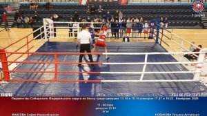 46 57 кг МАКЕЕВА София Новосибирская НОВИКОВА Татьяна Алтайский